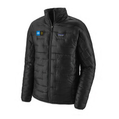 Men's Micro Puff Jacket With Embroidered Logo